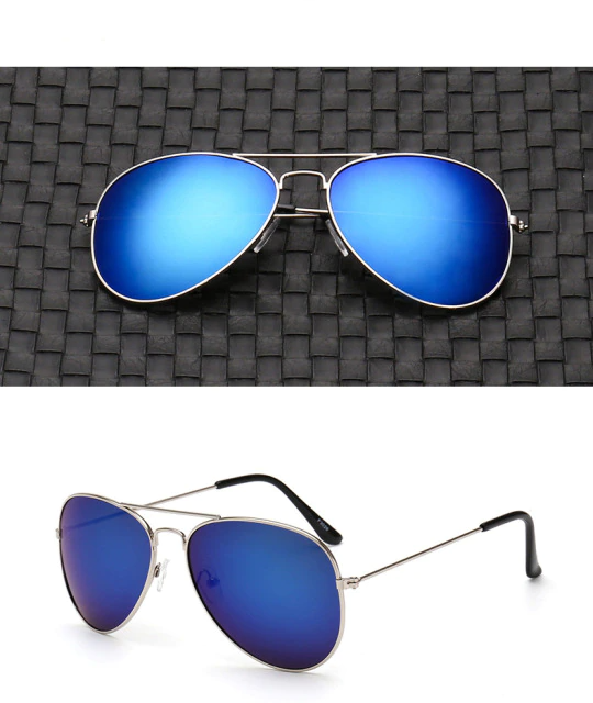 Gafas de sol de aviador polarizadas de lujo — Ligeras y resistentes a los arañazos