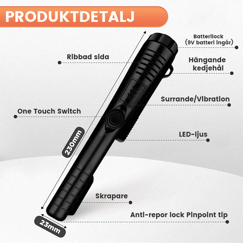 Waterproof Metal Detector – Lightweight Design, Push-Button Controls