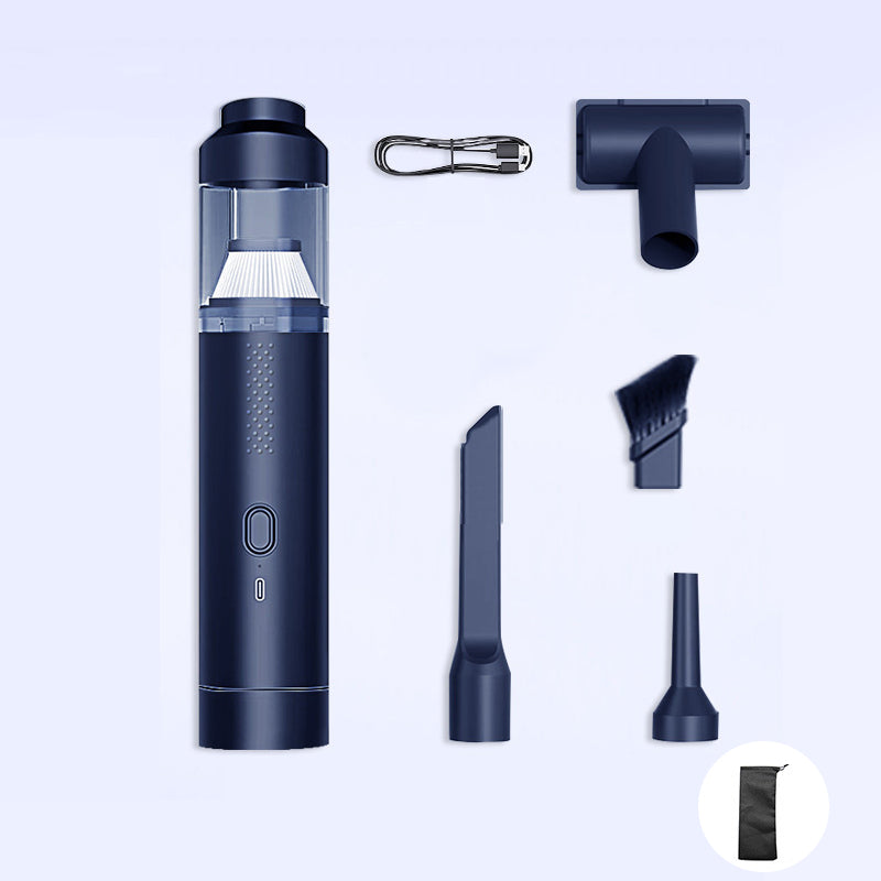Aspirador de carro sem fios fino V8 Mate — Design compacto de mão, kit de acessórios