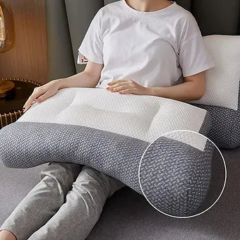 Almohada - Almohada ortopédica para dormir, alivio del dolor de cuello y un mejor descanso nocturno