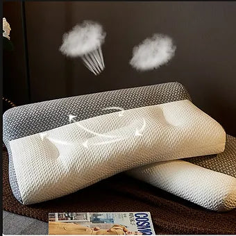 Almohada - Almohada ortopédica para dormir, alivio del dolor de cuello y un mejor descanso nocturno