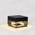 Éclairage extérieur LED LumaCast - Lampe moderne en acier inoxydable, design carré étanche