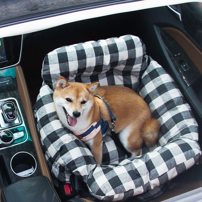 Seggiolino rialzato per animali Seter per viaggi in auto — Cinghie di sicurezza regolabili