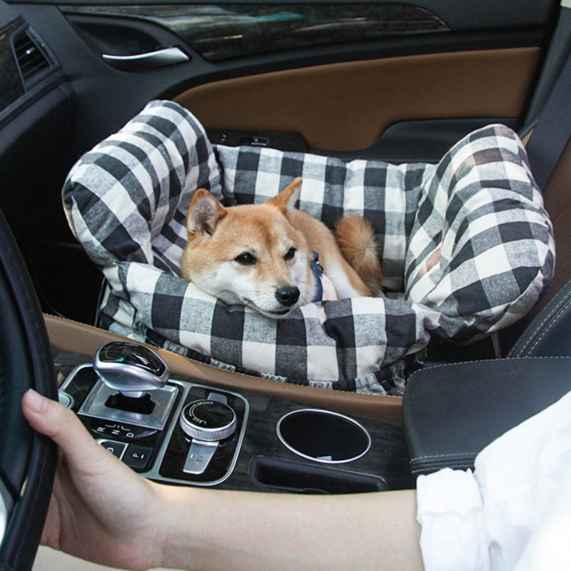 Seggiolino rialzato per animali Seter per viaggi in auto — Cinghie di sicurezza regolabili