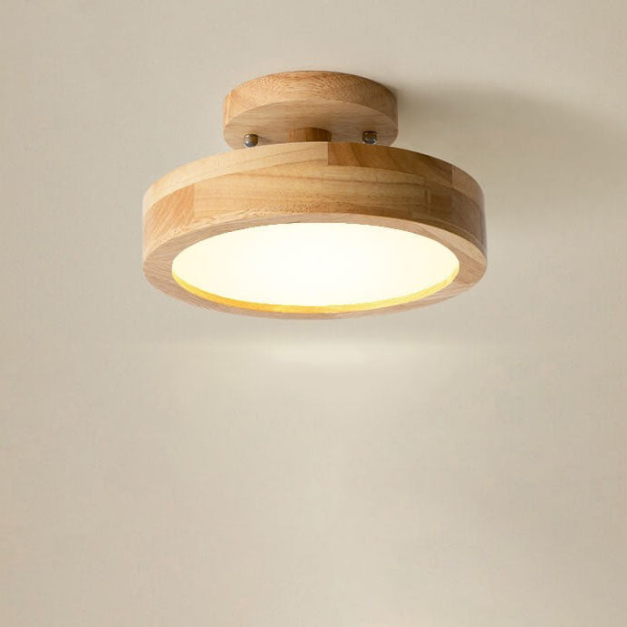 מנורת תקרה LED עגולה - התקנה חצי-צמודה, עיצוב נורדי, תאורה רכה ומפוזרת