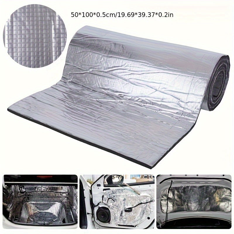 Self-Adhesive Car Insulation Foam — Thermal Acoustic Soundproofing Rubber-Plastic Material Sheets