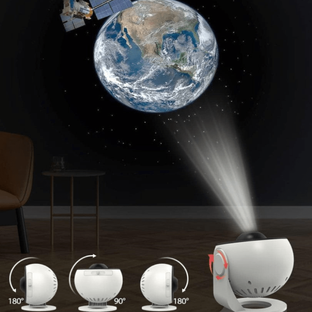 HD Starry Sky Projector — 13 Galaxy Discs, Auto Timer, Quiet