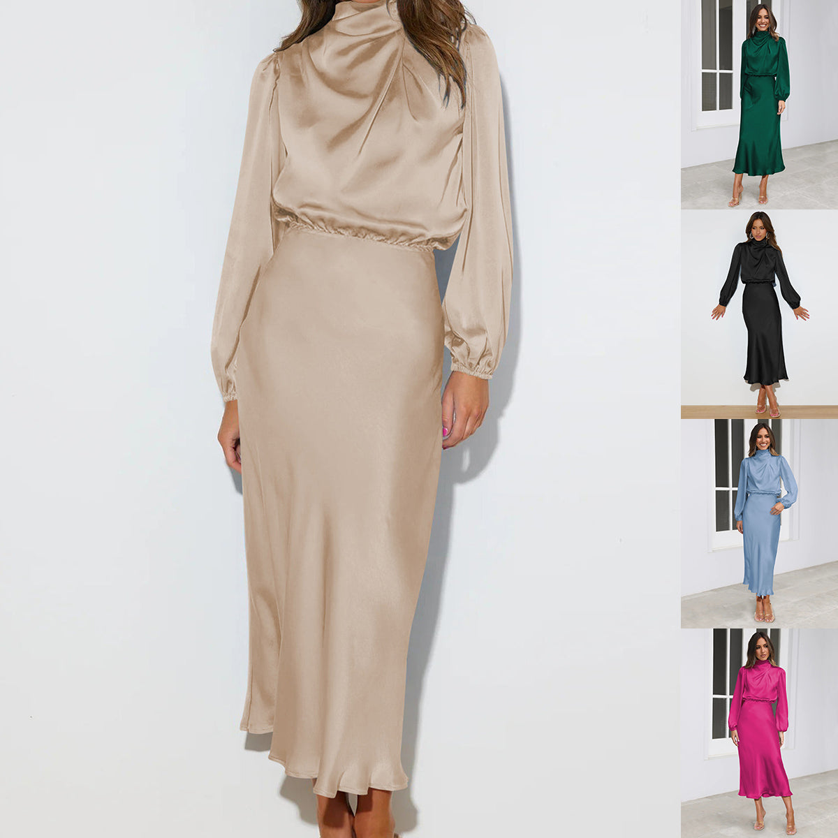 Robe Satinée Élégante