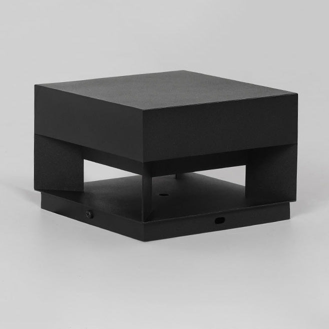 Éclairage extérieur LED LumaCast - Lampe moderne en acier inoxydable, design carré étanche
