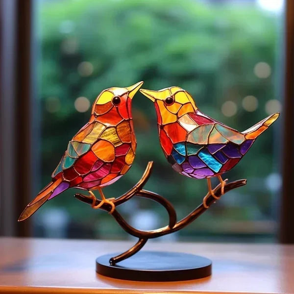 VitraGlow Handmade Stained Glass Table Lamp