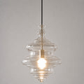 Modern Glass LED Pendant Light — Adjustable Hanging Ceiling Fixture