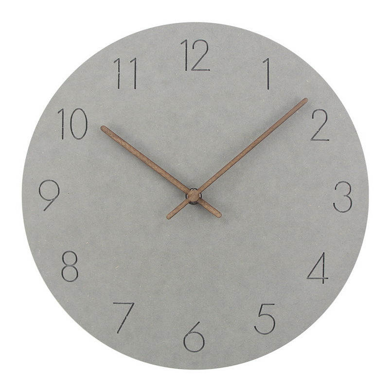 Enkel nordisk väggklocka - 29cm diameter