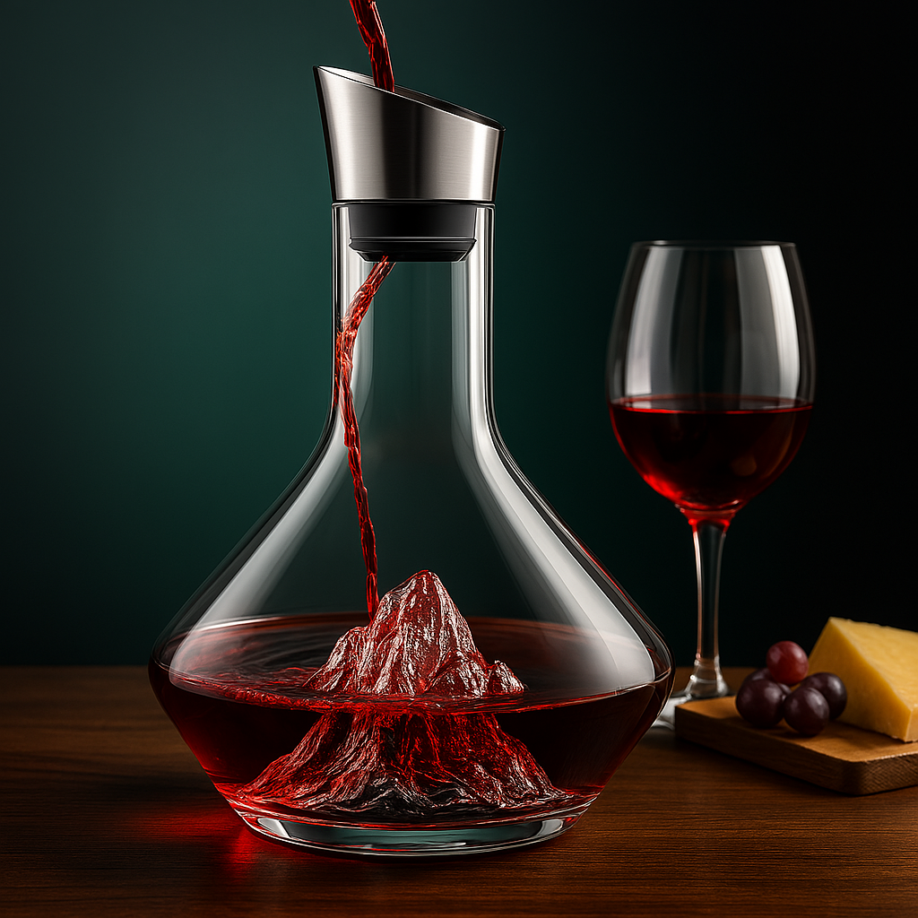 Vinkaraff i kristall — modern isbergsform