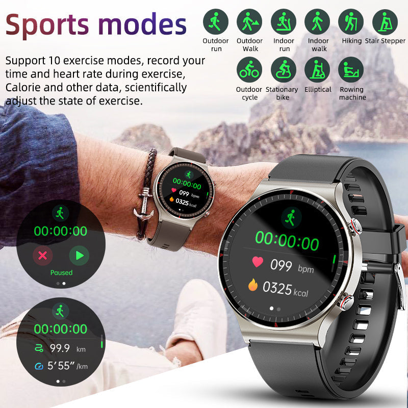 CFDA Smartwatch — ECG, Blood Oxygen and Heart Rate Health Monitor