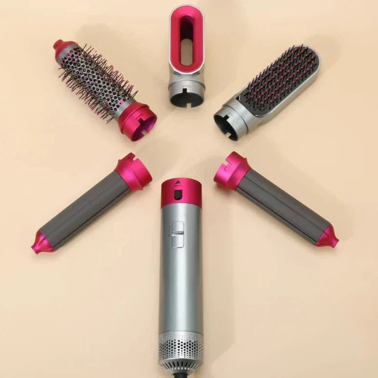 Modelador de cabelo 5 em 1 – modelador automático, secador e escova alisadora com efeito Coanda