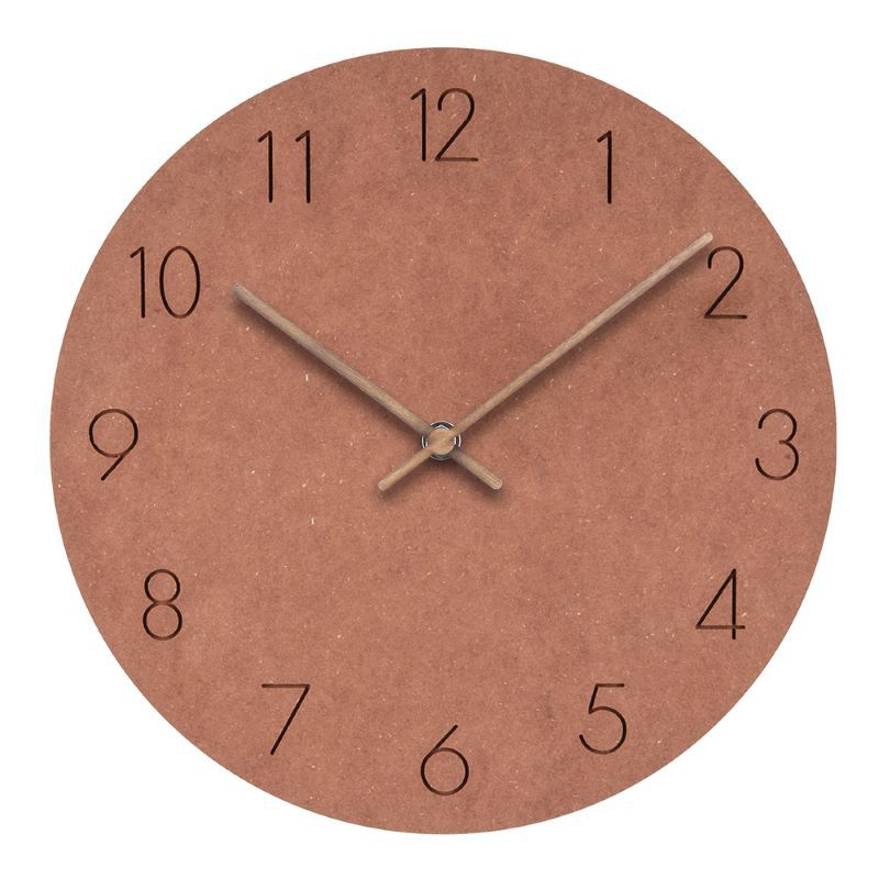 Enkel nordisk väggklocka - 29cm diameter