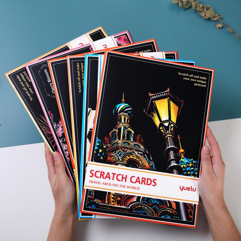 Splendid Magic Scratch Art — Smudge-Free, Non-Toxic Drawing Sheets