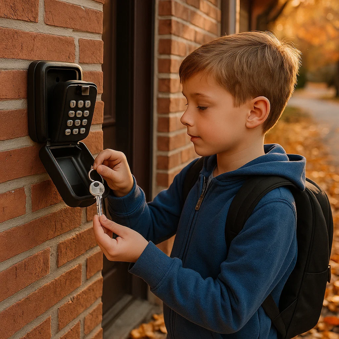 KeyGuard weerbestendige aan de muur bevestigde sleutelkluis – veilige beveiliging voor buiten
