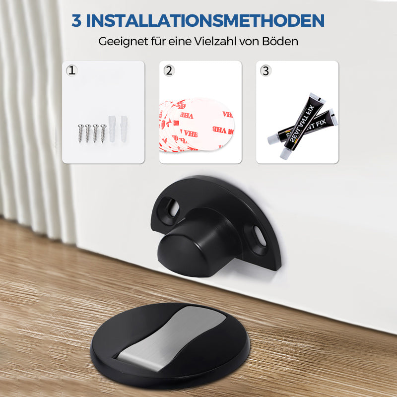 Piilotettu magneettinen ovenpysäytin - ruostumaton teräs