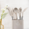 Juego de utensilios de cocina de silicona Culinara Pro de 12 piezas