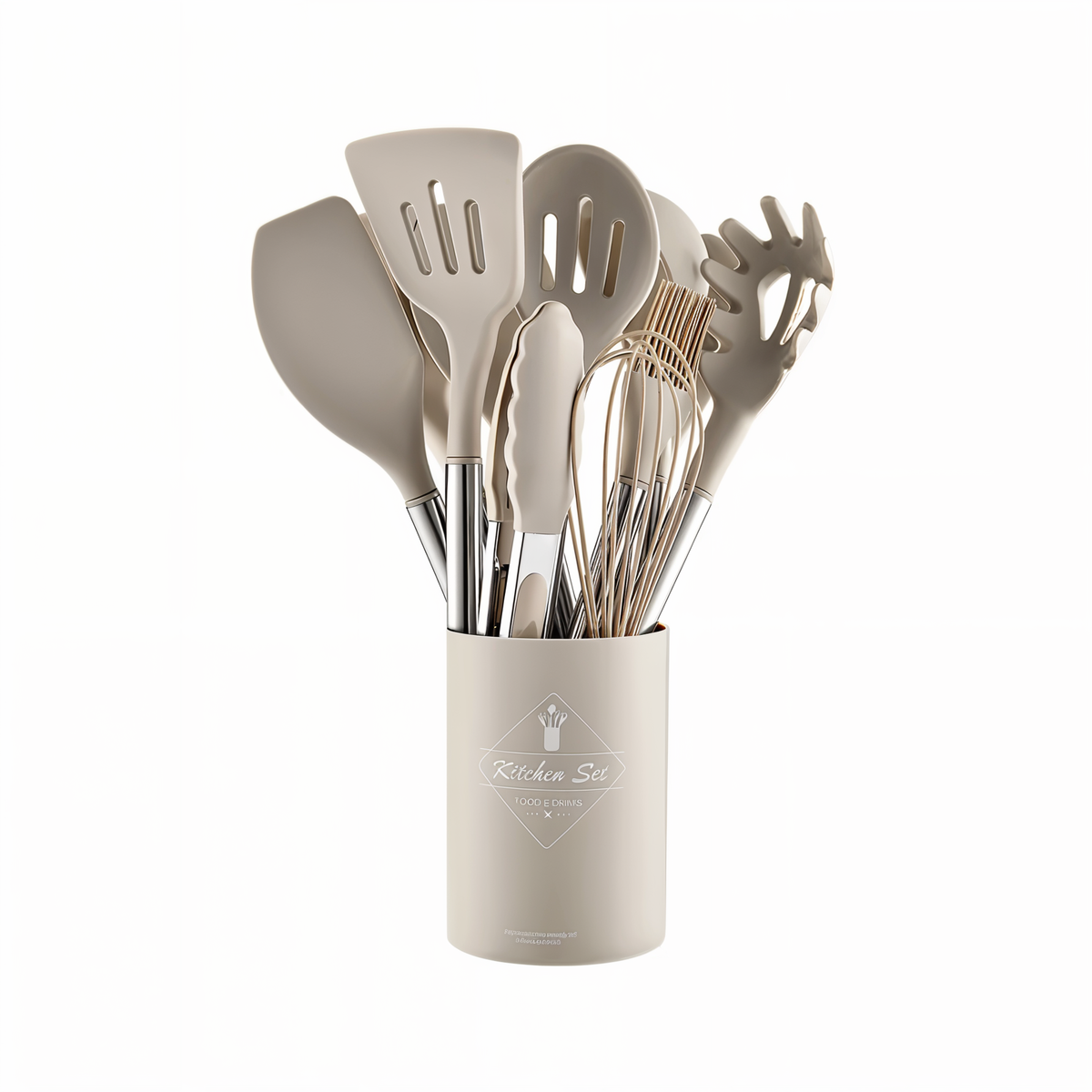 Juego de utensilios de cocina de silicona Culinara Pro de 12 piezas