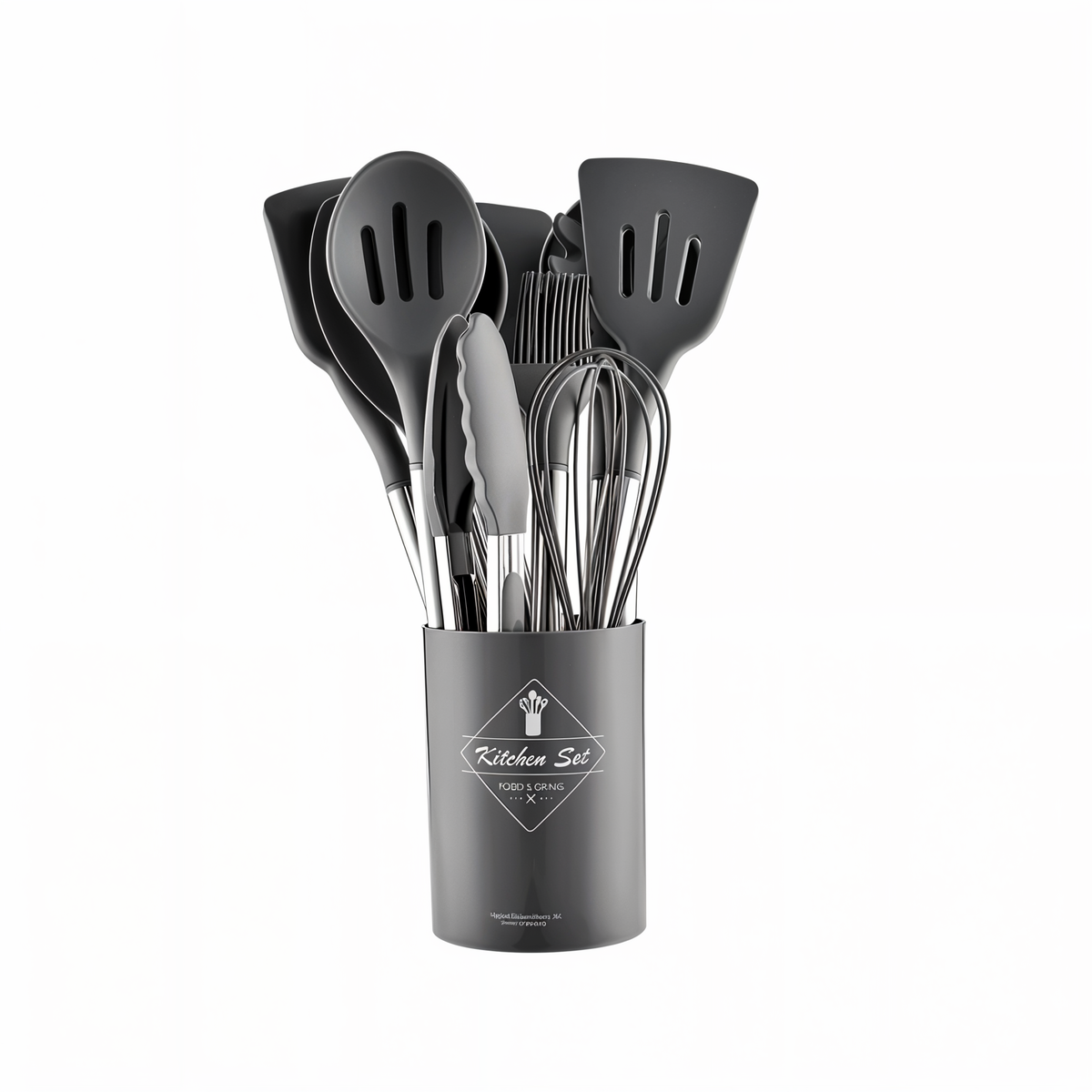 Juego de utensilios de cocina de silicona Culinara Pro de 12 piezas