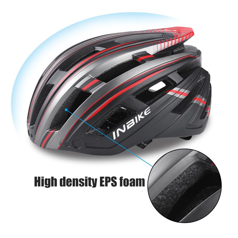 Kask rowerowy – okulary, wizjer, tylne światło LED