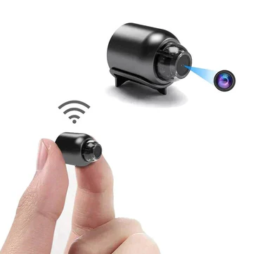 Cámara de seguridad inalámbrica HD WiFi compacta, lista para visión nocturna