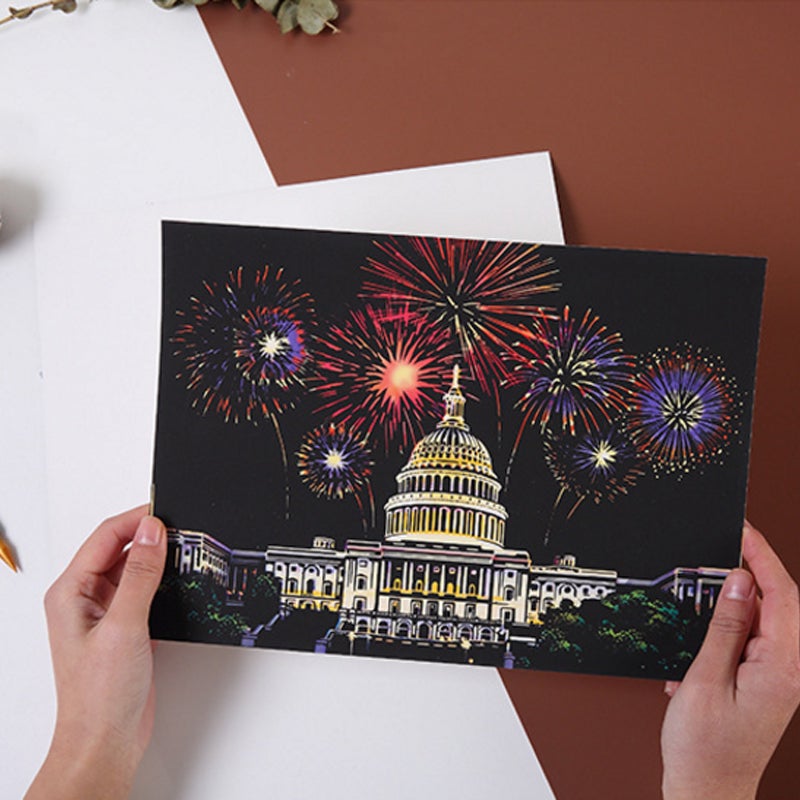 Splendid Magic Scratch Art — Smudge-Free, Non-Toxic Drawing Sheets