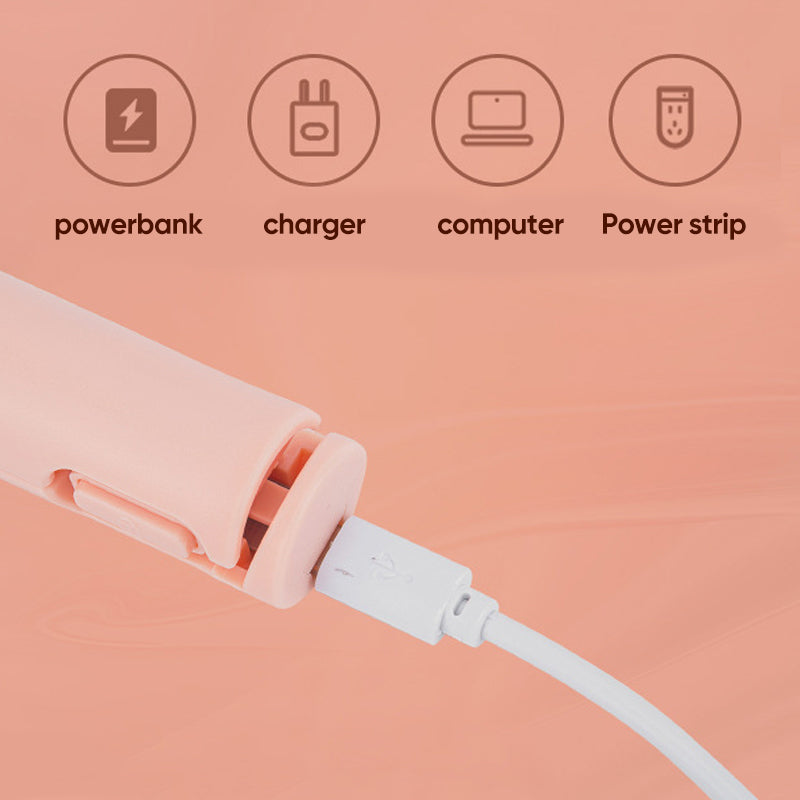 Mini modelador de cabelo portátil — design compacto de batom e modelação de dupla função
