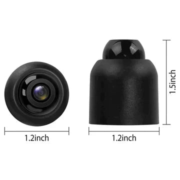 Cámara de seguridad inalámbrica HD WiFi compacta, lista para visión nocturna