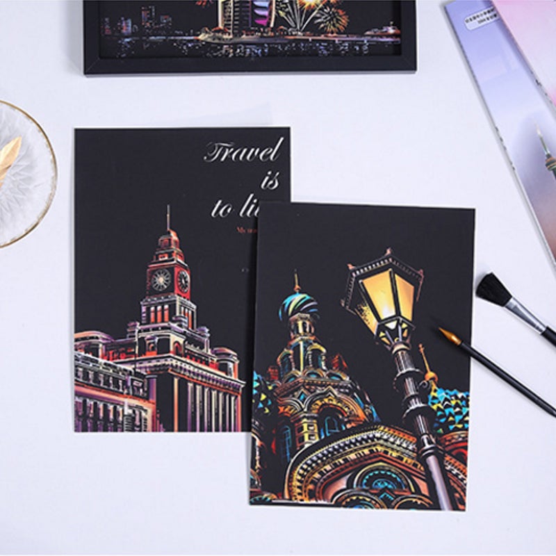 Splendid Magic Scratch Art — Smudge-Free, Non-Toxic Drawing Sheets
