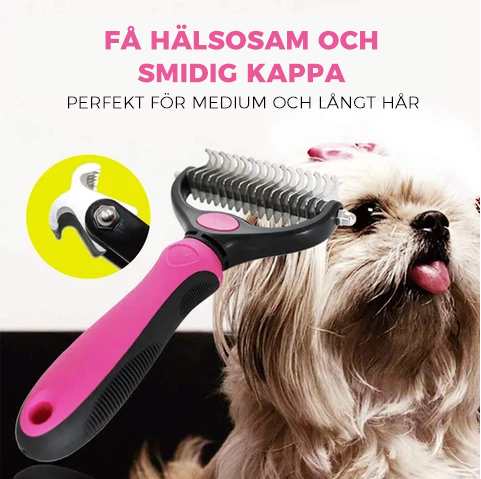 Escova de higiene para animais — design para libertar os emaranhados