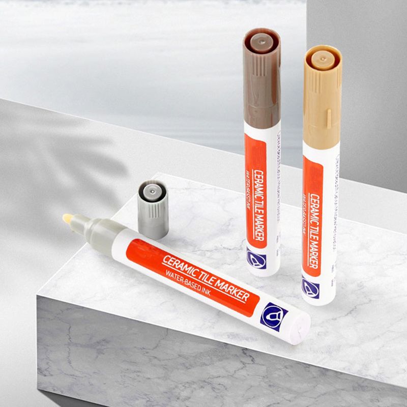 Caneta de retoque impermeável antimofo para juntas de azulejos cerâmicos Pousbo