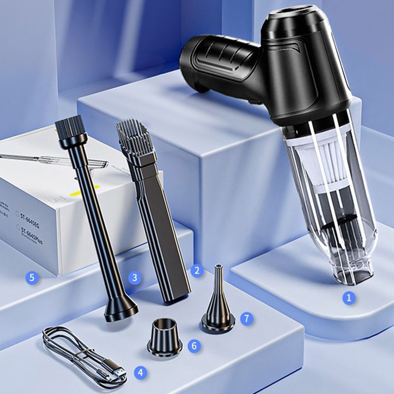 Super Powerful Wireless Car Vacuum Cleaner — High Suction Motor, Air Blower Function