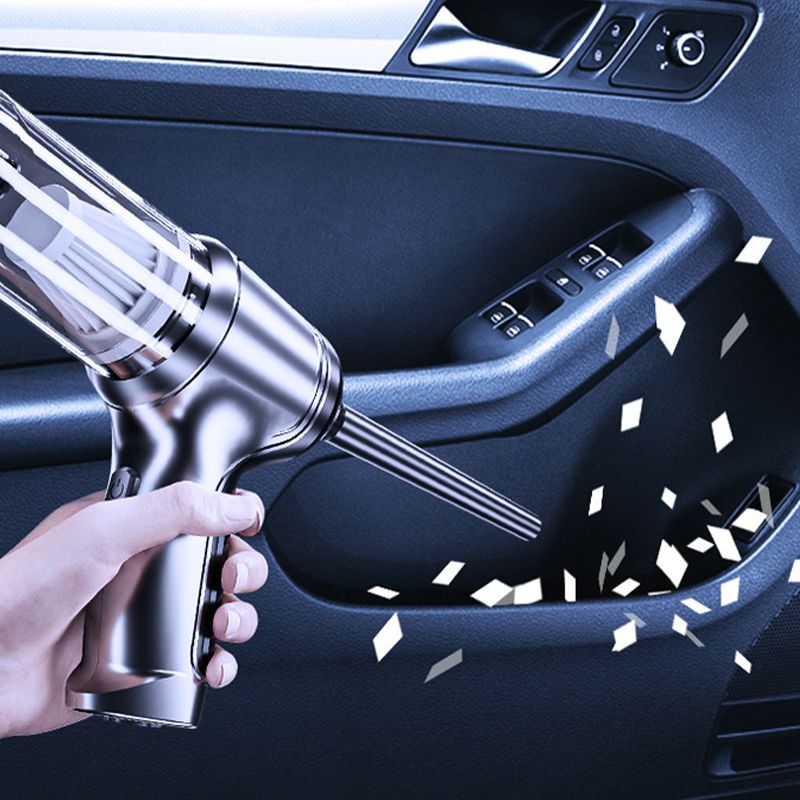 Super Powerful Wireless Car Vacuum Cleaner — High Suction Motor, Air Blower Function