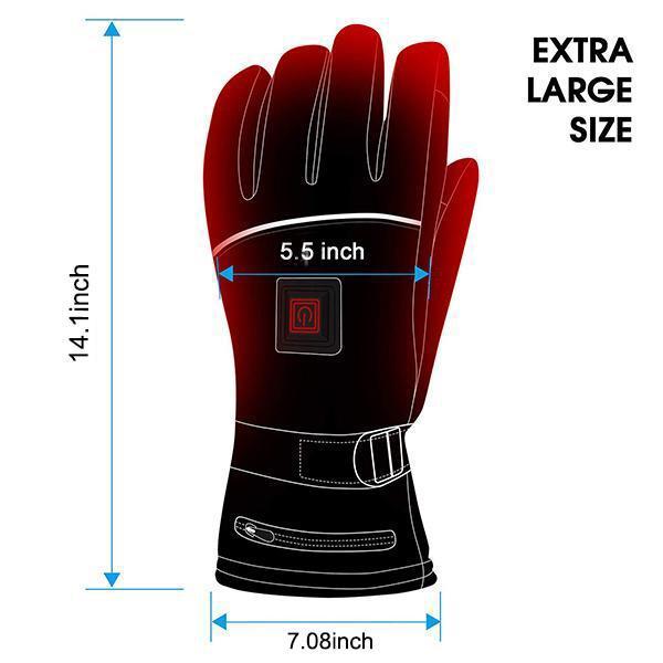 Electric Gloves — Rechargeable, Adjustable Temperature Control
