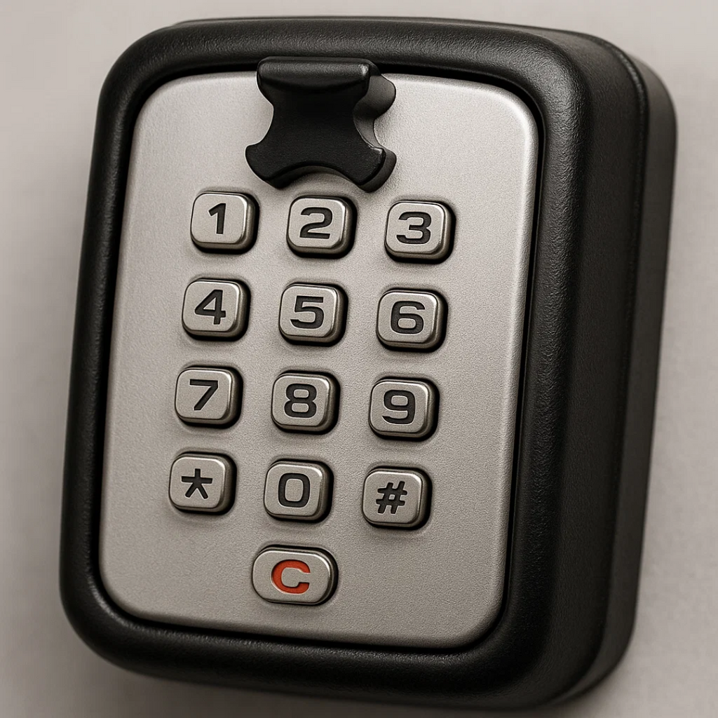 KeyGuard weerbestendige aan de muur bevestigde sleutelkluis – veilige beveiliging voor buiten