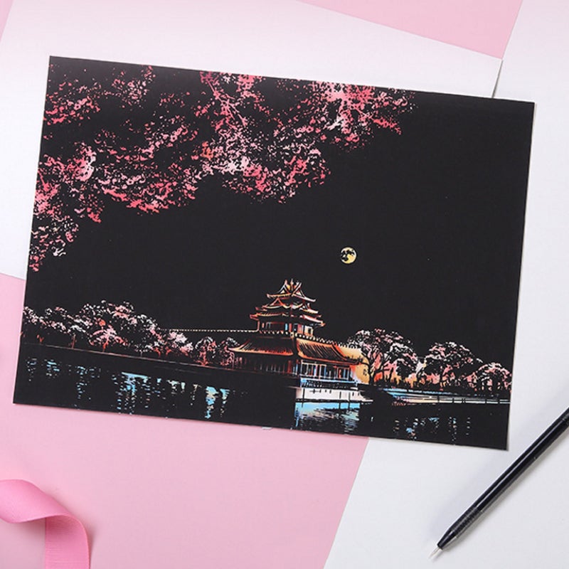 Splendid Magic Scratch Art — Smudge-Free, Non-Toxic Drawing Sheets