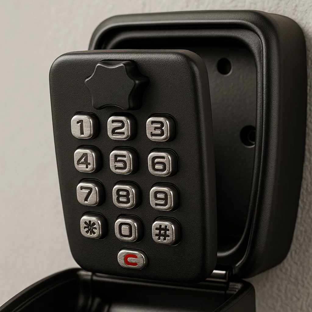 KeyGuard weerbestendige aan de muur bevestigde sleutelkluis – veilige beveiliging voor buiten