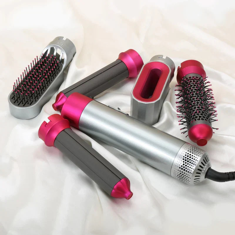 Modelador de cabelo 5 em 1 – modelador automático, secador e escova alisadora com efeito Coanda