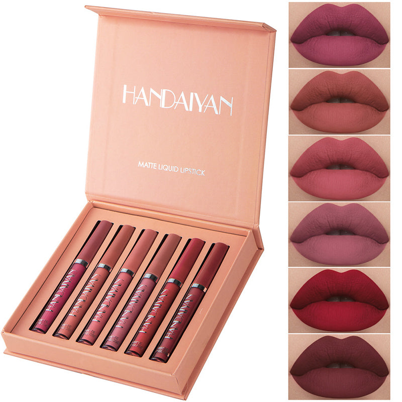 Set de labiales líquidos mate — Incluye 6 colores