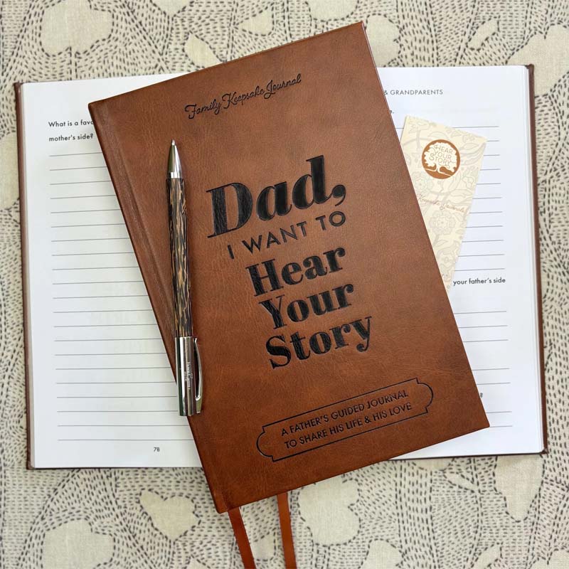 Dad, I Want to Hear Your Story – Legacy Edition Memory Book Over 250 Questions
