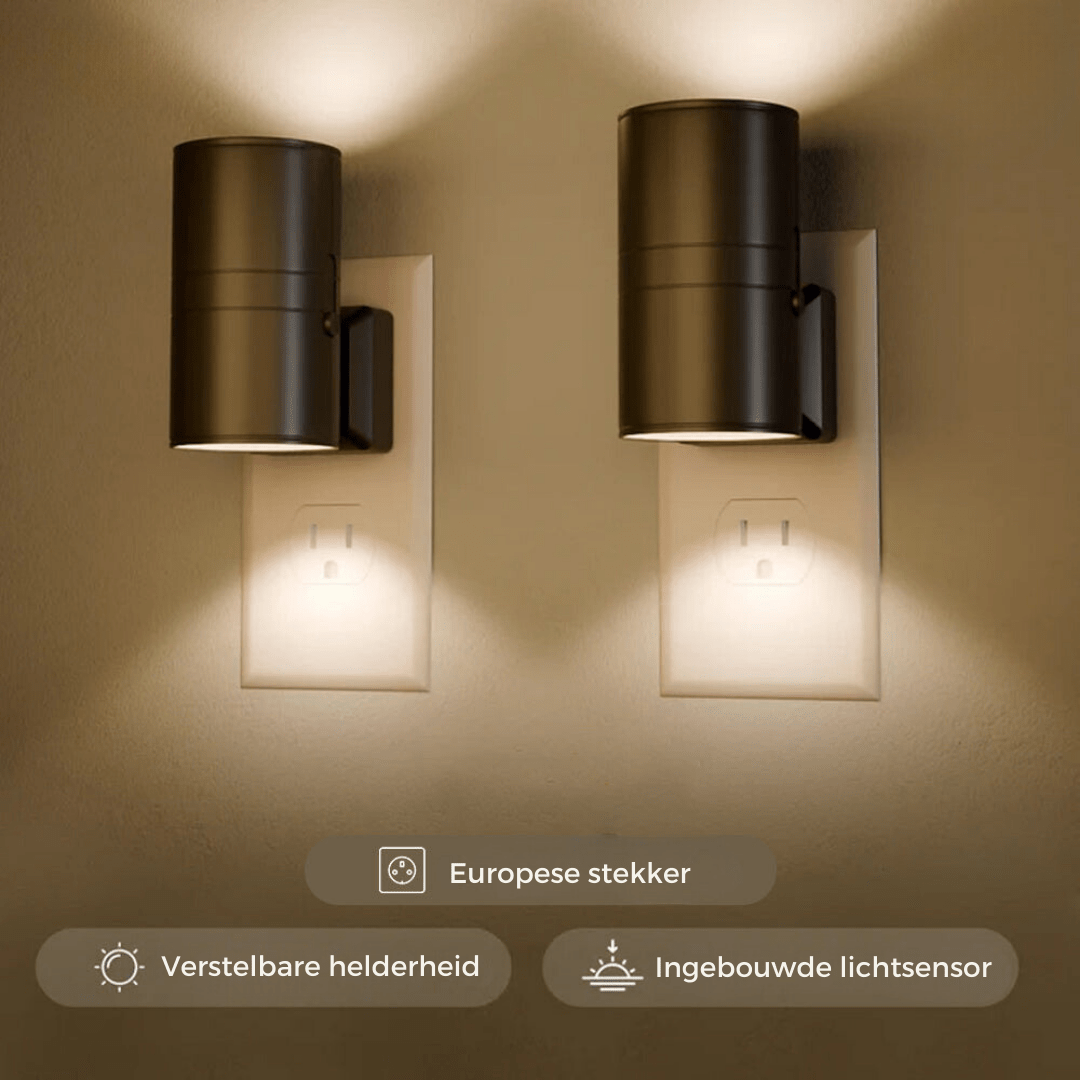 Alova Dimmable Sensor Light – Plug-In LED Wall Lamp