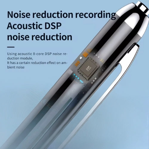 Discreet Voice-Activated Pen Audio Recorder
