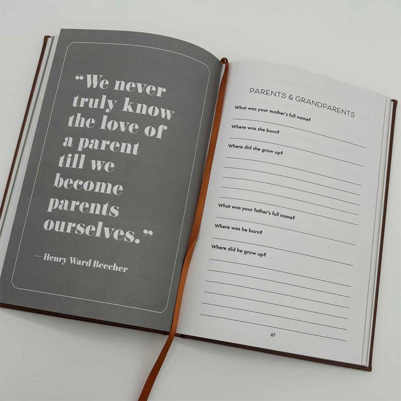 Dad, I Want to Hear Your Story – Legacy Edition Memory Book Over 250 Questions
