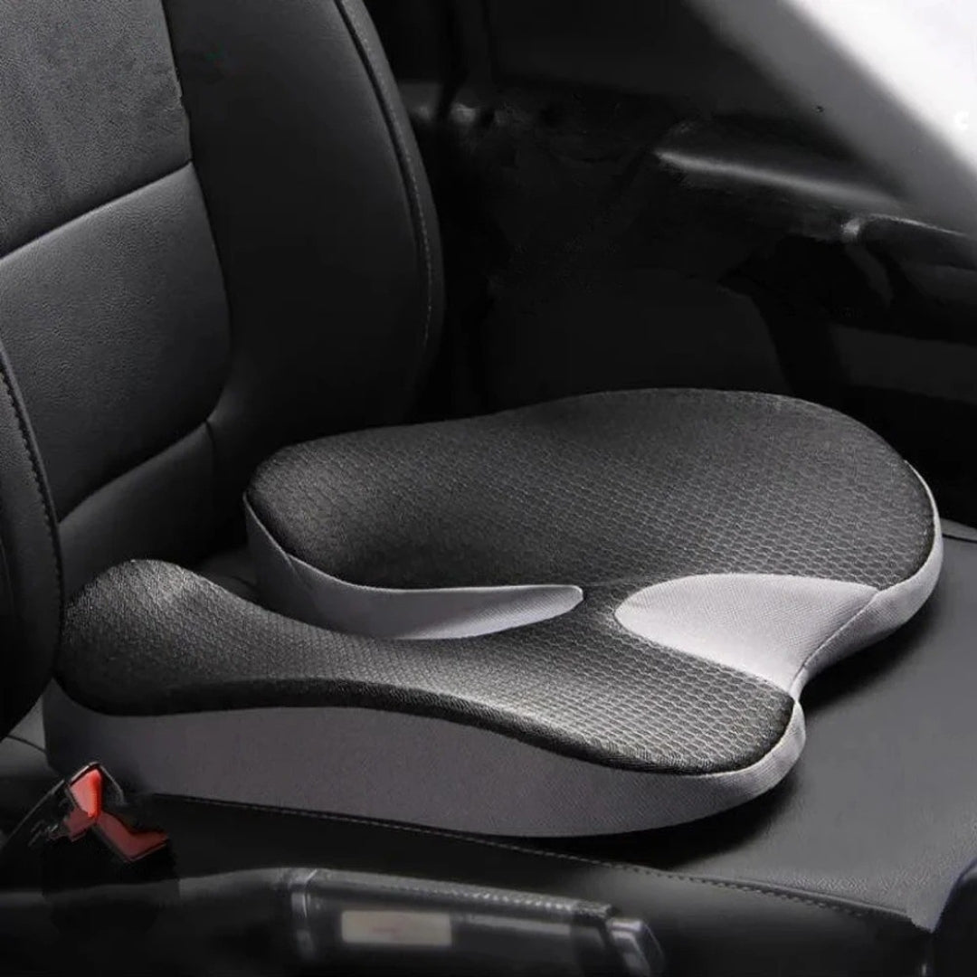 Orthopedic Car Seat Cushion – Contoured Comfort and Anti-Slip Bottom