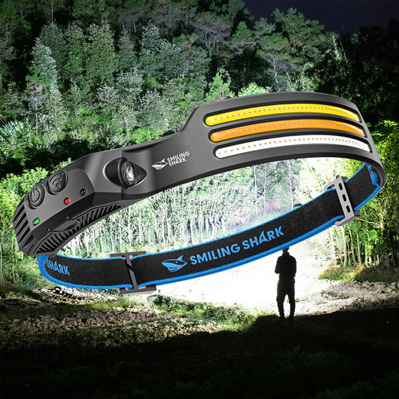 USB-ladattava LED-otsalamppu - tehokas leveä valokeila ja kohdevalo