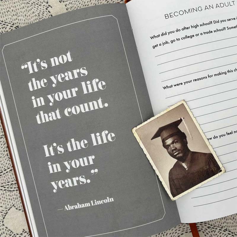 Dad, I Want to Hear Your Story – Legacy Edition Memory Book Over 250 Questions