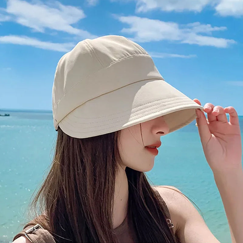 UV Protection Hat — Wide Brim, Adjustable Back Strap